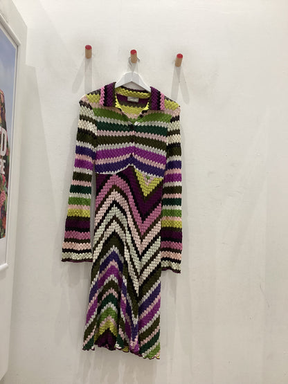 Sport Missoni Woolen Multicoloured Dress Size 44 (UK 12)