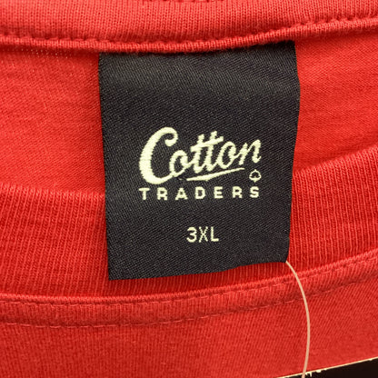 BNWT Cotton Traders Red T-Shirt Size 3XL 100% Cotton