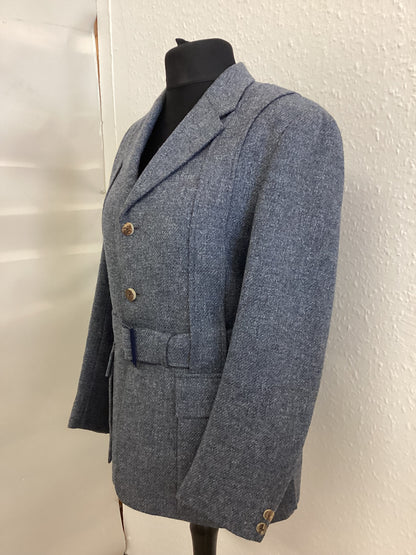 Islay Woollen Mill Blue Tweed Hunting Jacket - Pure New Wool - 42 inch chest