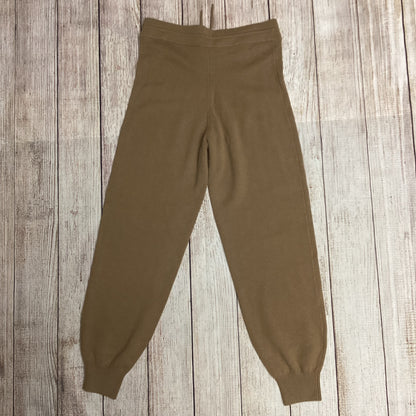 Theory Brown Wool Cashmere Relaxed Track Pants Size S