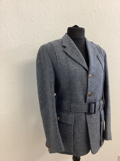 Islay Woollen Mill Blue Tweed Hunting Jacket - Pure New Wool - 42 inch chest