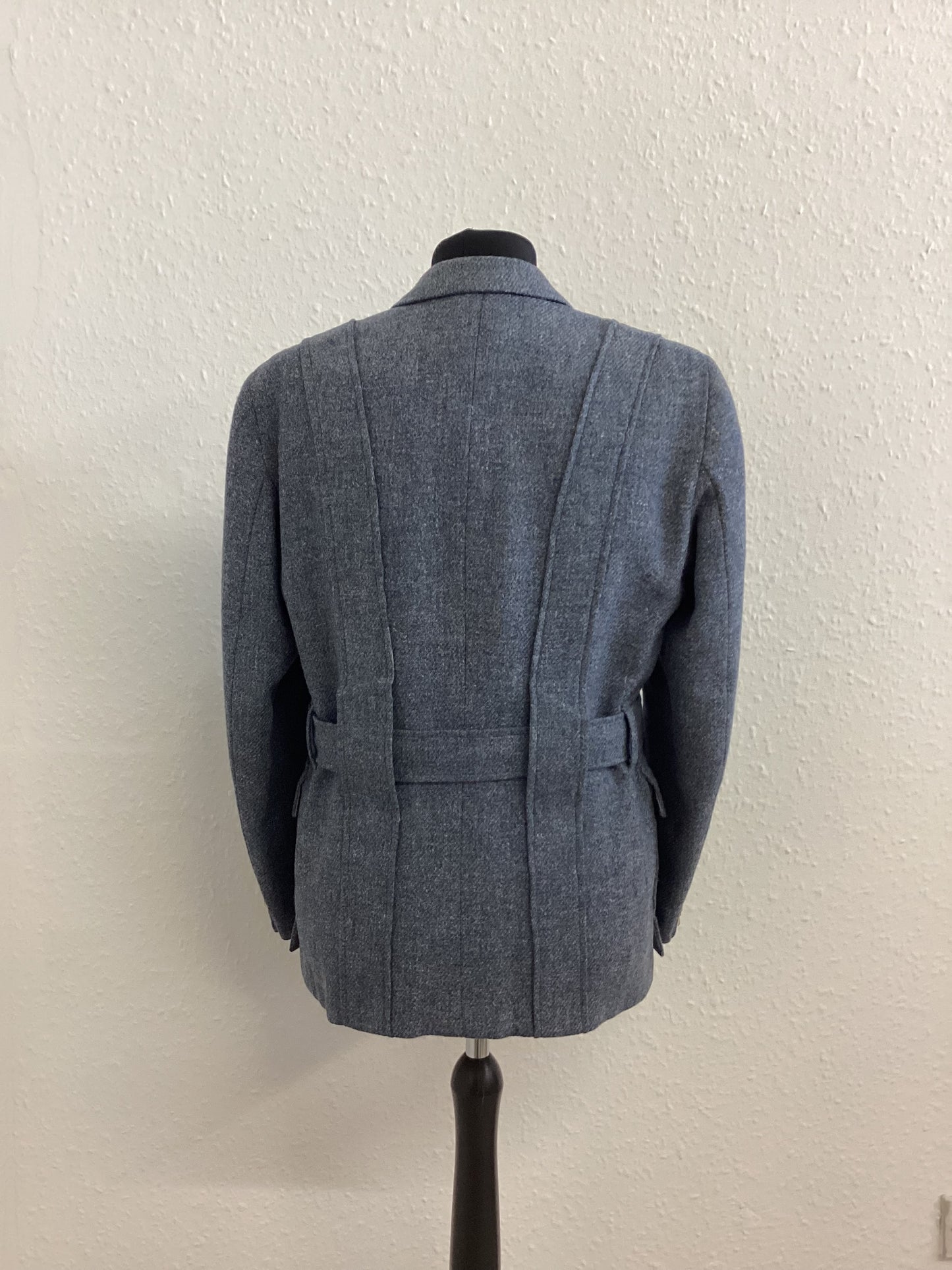 Islay Woollen Mill Blue Tweed Hunting Jacket - Pure New Wool - 42 inch chest