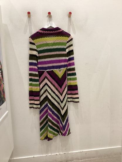 Sport Missoni Woolen Multicoloured Dress Size 44 (UK 12)