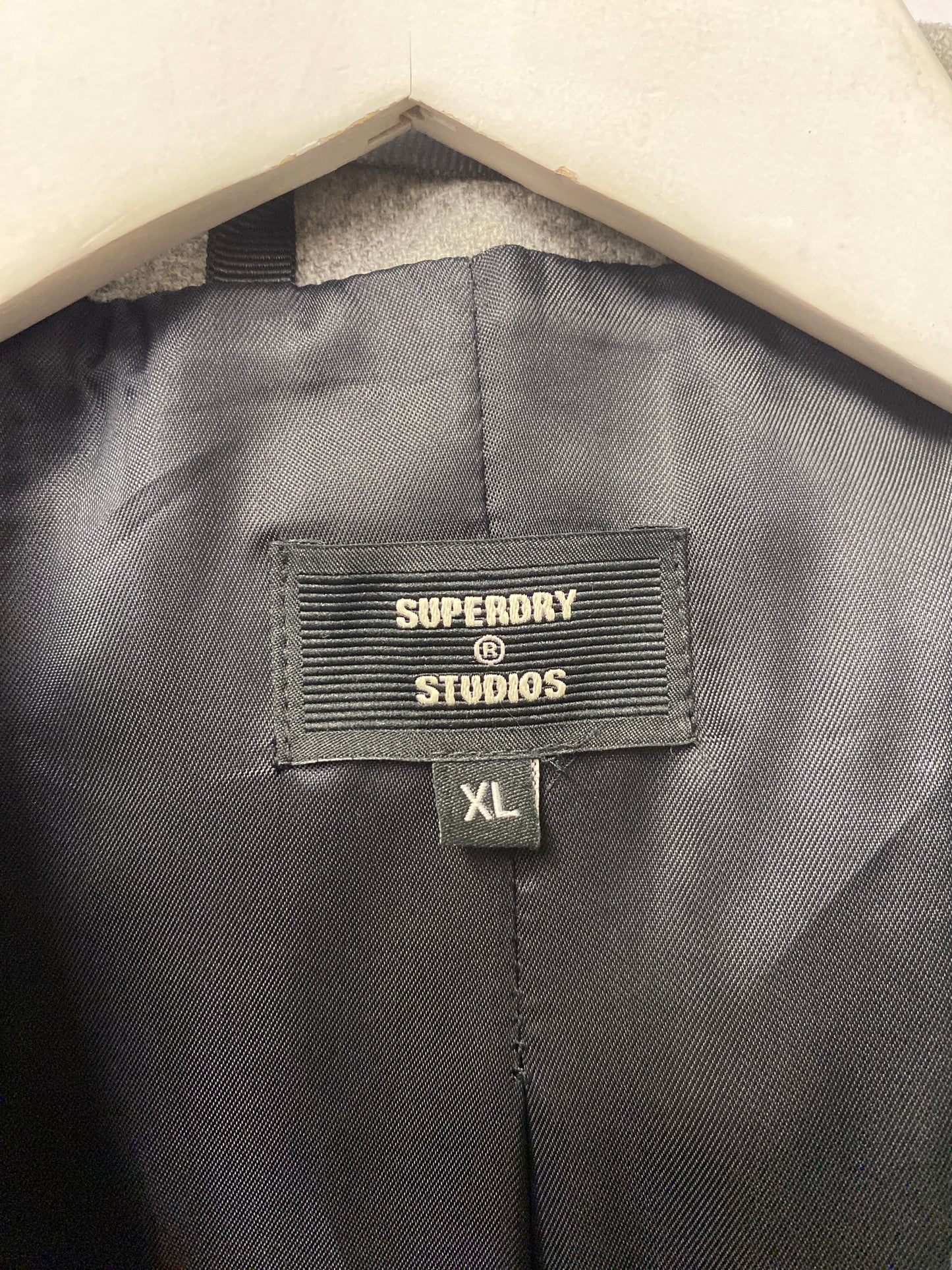 Superdry Studios Grey Two Button Blazer