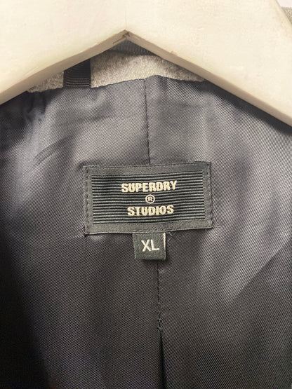 Superdry Studios Grey Two Button Blazer