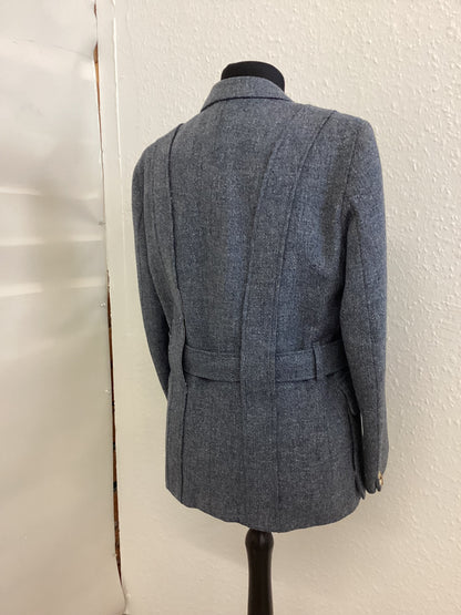 Islay Woollen Mill Blue Tweed Hunting Jacket - Pure New Wool - 42 inch chest