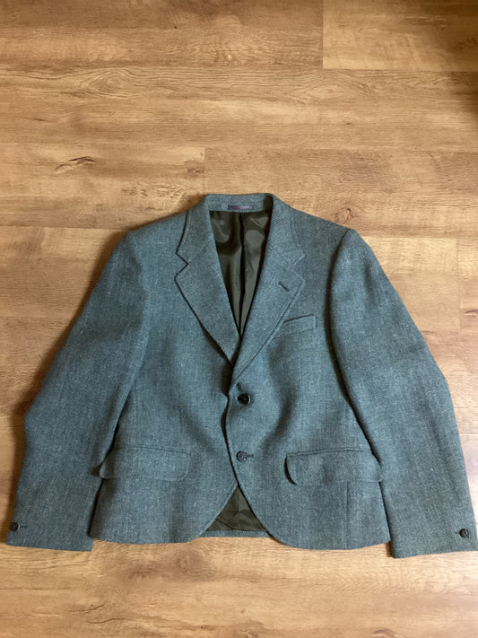 Kinloch Anderson Green Pure New Wool Kilt Jacket Size 41