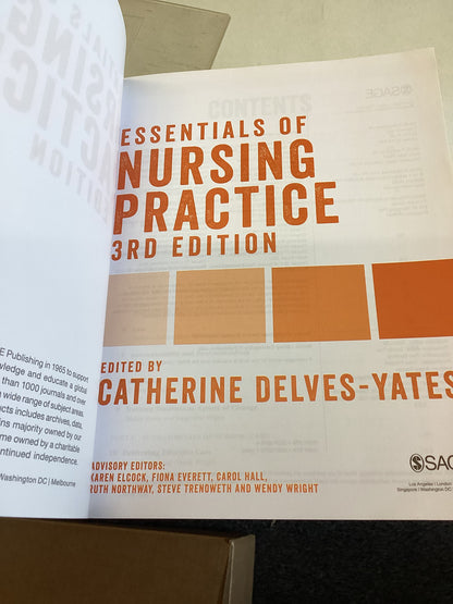 Essentials Of Nursing Practice 3rd Edition Edited By Catherine Delves Yates