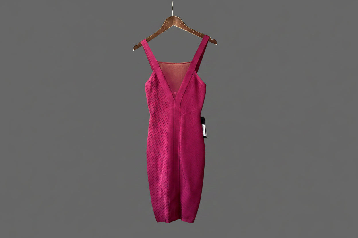 Marciano Guess Pink Salma Bandage Dress Size XS