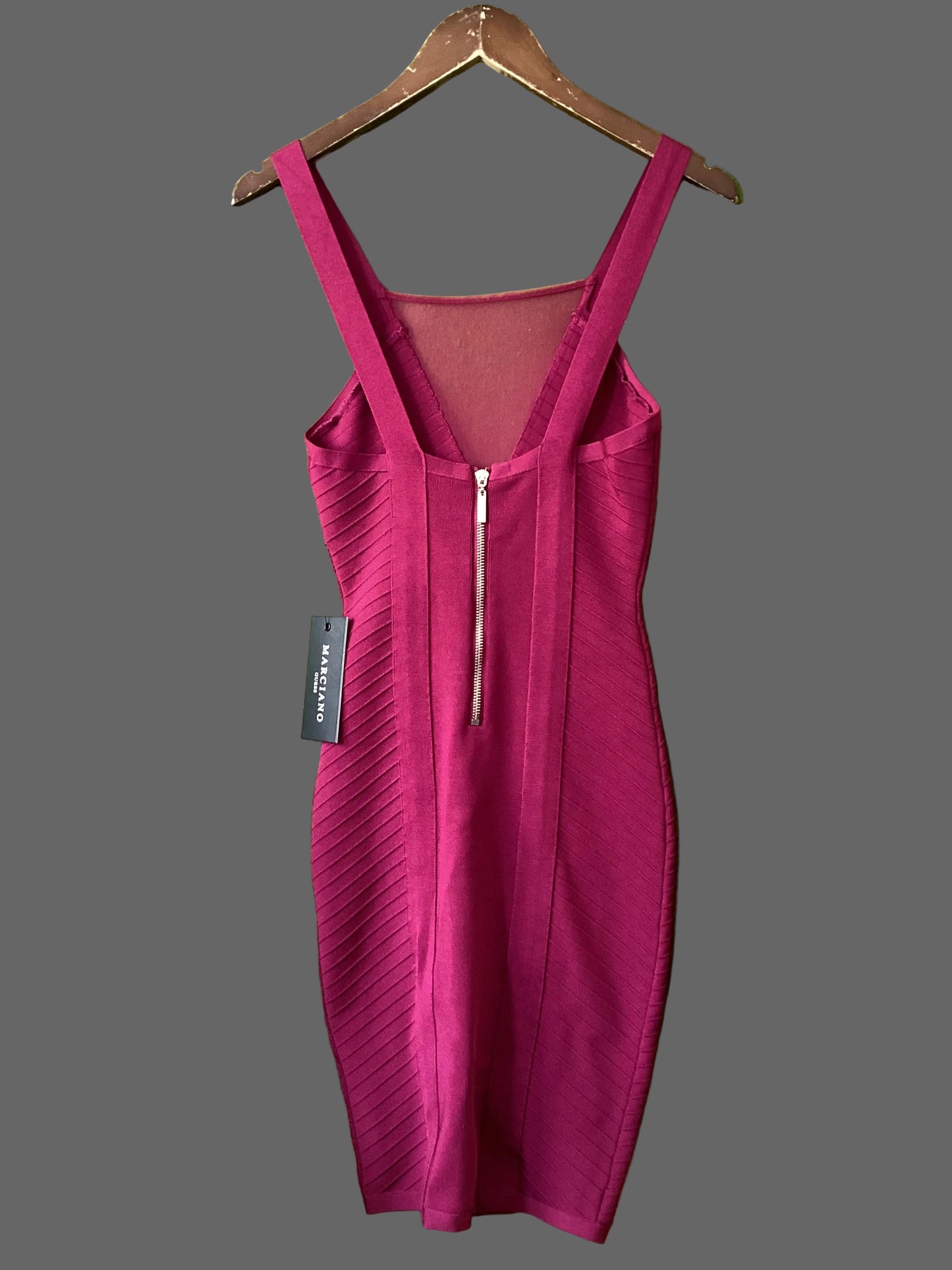 Marciano Guess Pink Salma Bandage Dress Size XS