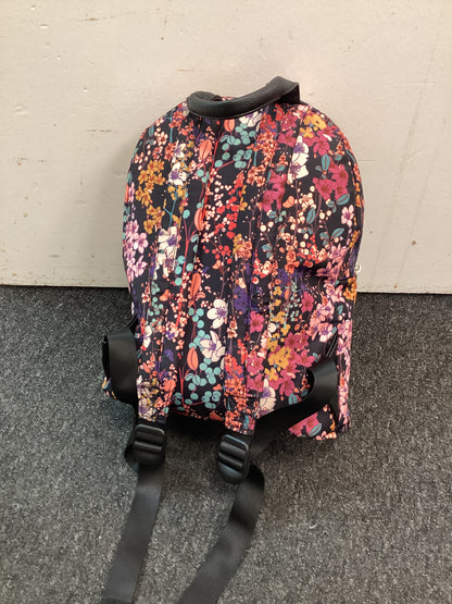 New Steve Madden Backpack, Black with floral pattern