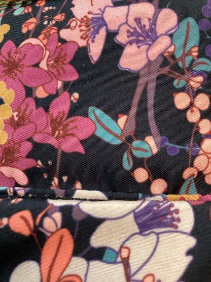 New Steve Madden Backpack, Black with floral pattern
