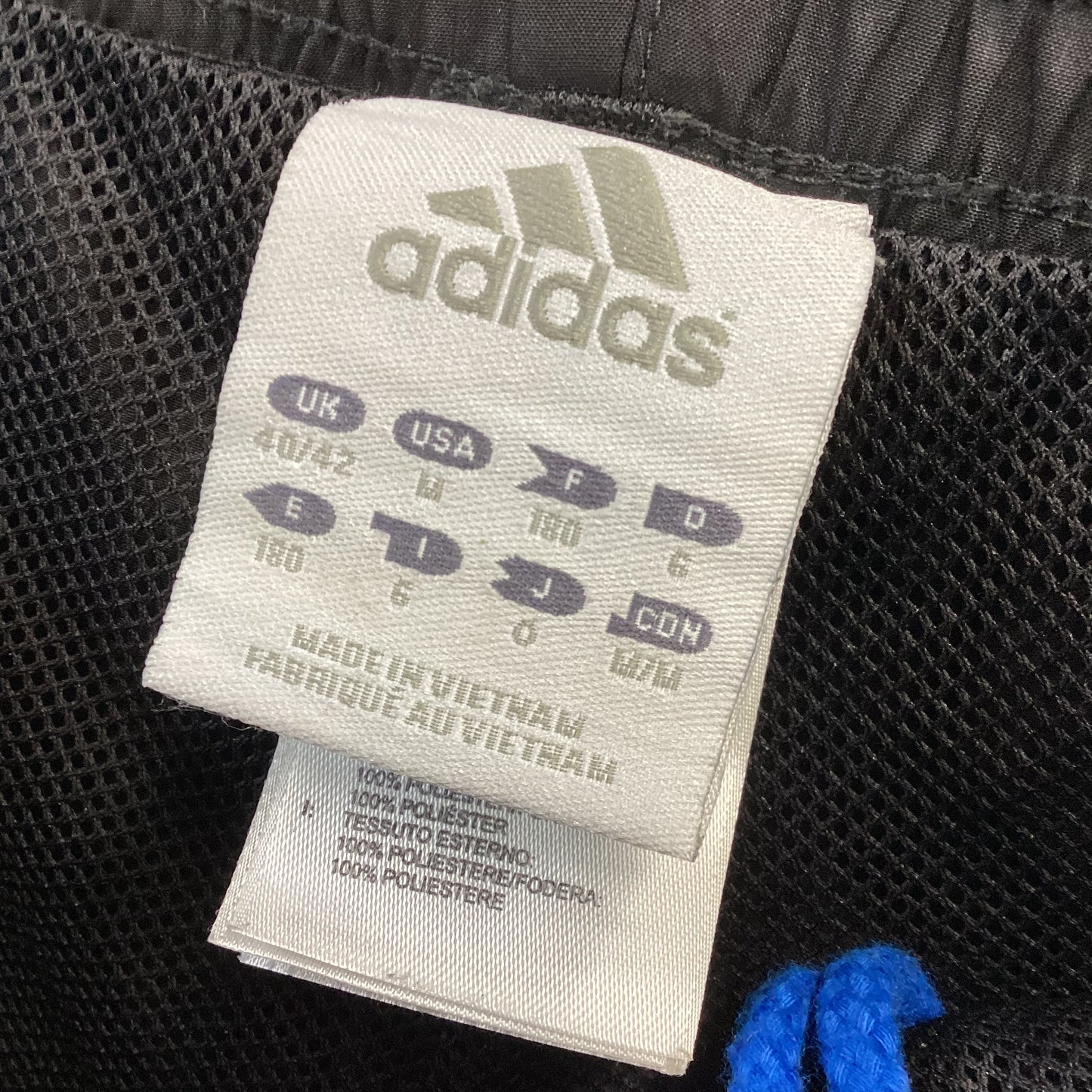 Adidas Joggers Black/Blue Size 40W