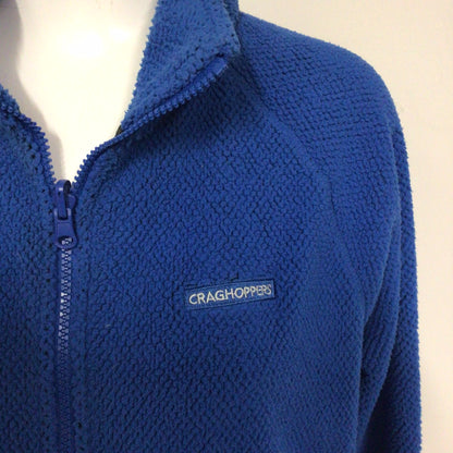 Craghoppers Blue Full Zip Fleece Size L