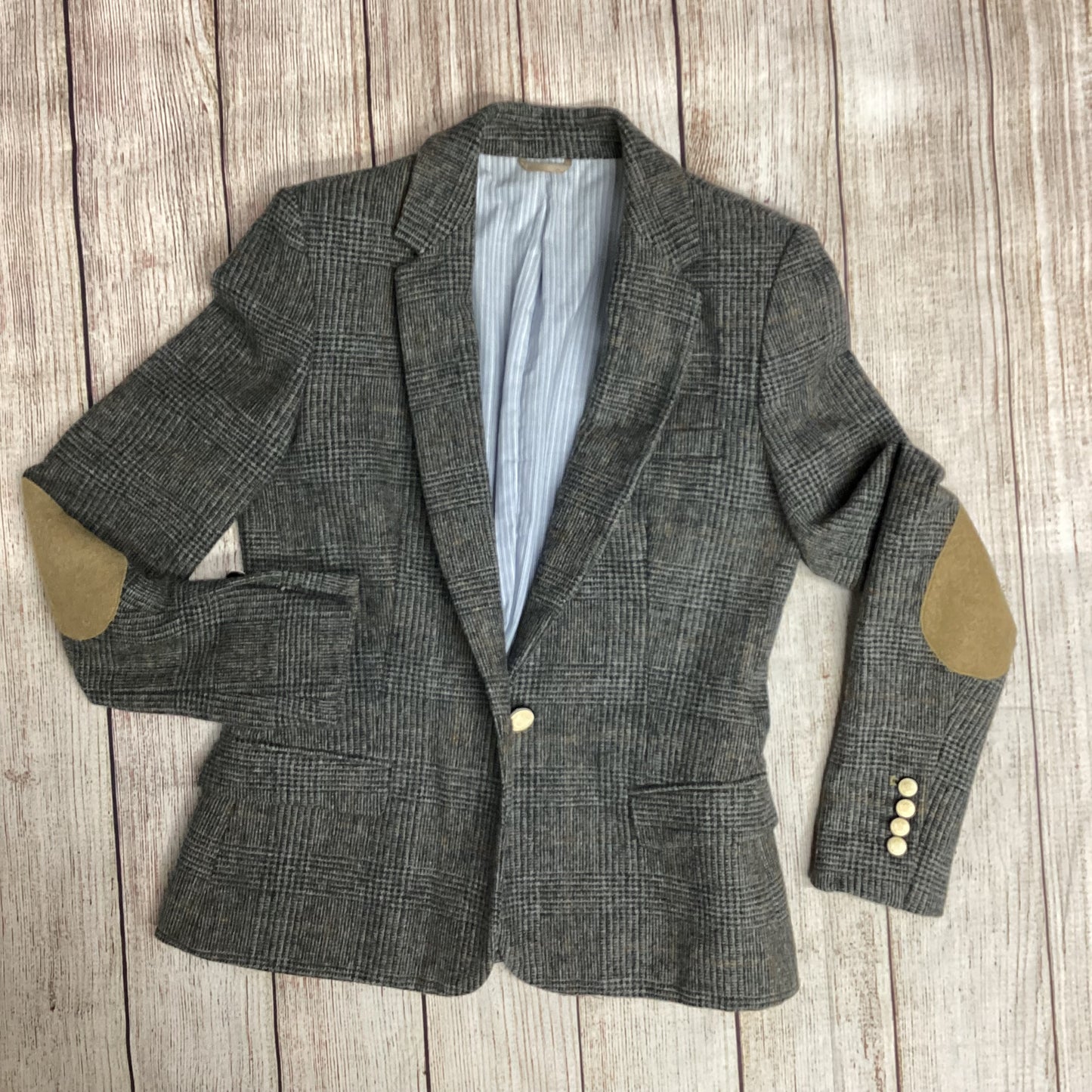 Shetland By Fitecom Grey Tweed Jacket All New Wool Size Ch 34” (approx.)