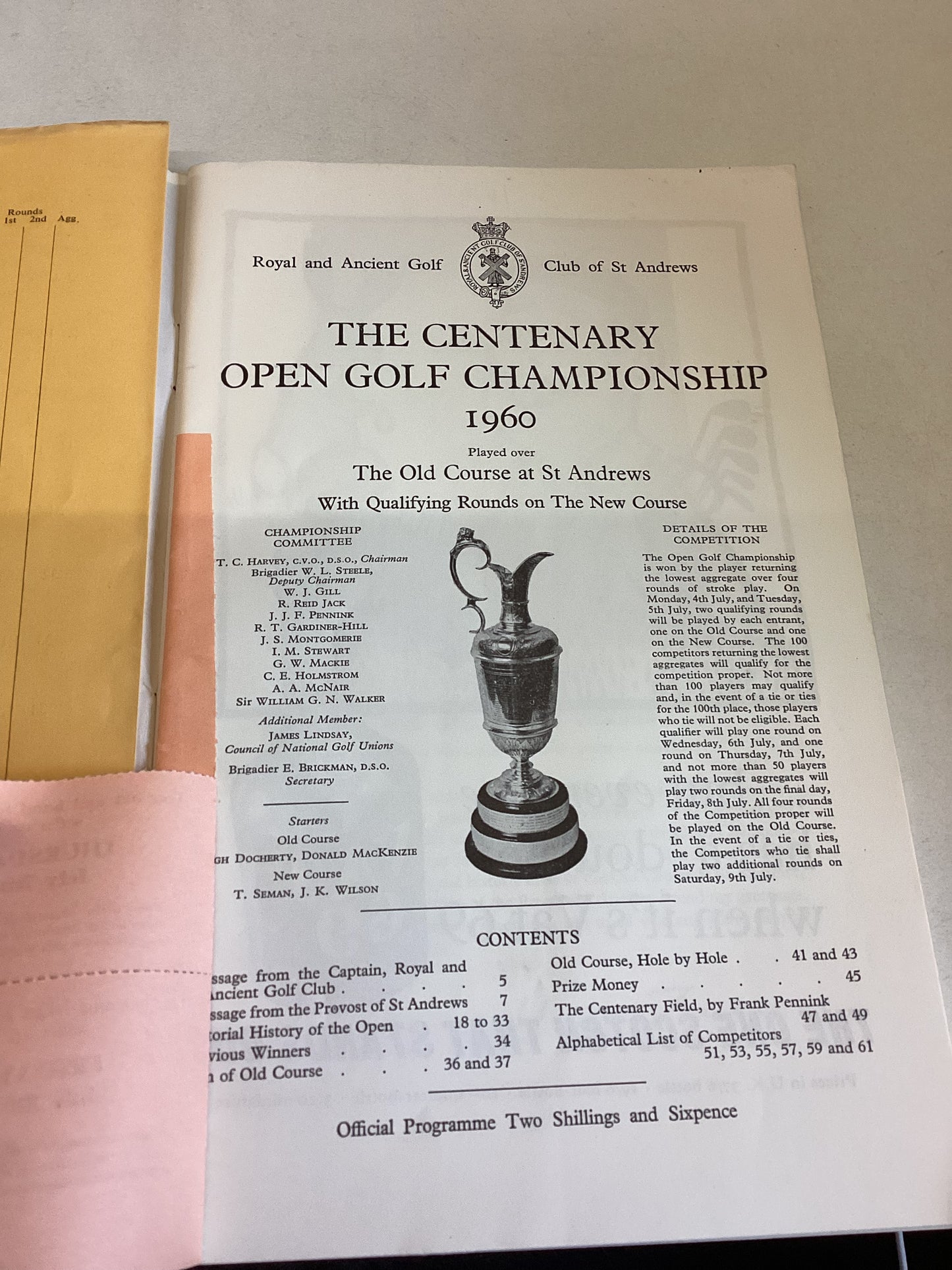 The Centenary Of The Open Championship Old Course St Andrews 1960