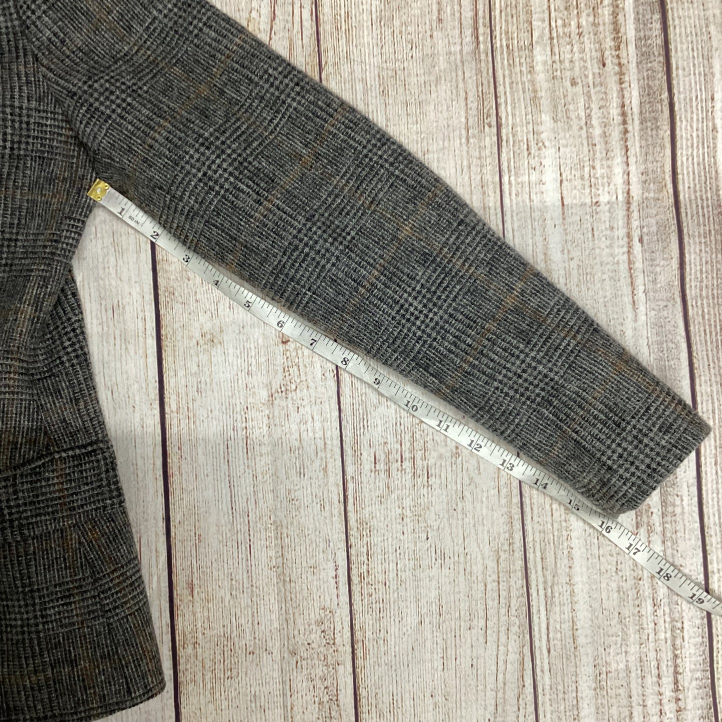 Shetland By Fitecom Grey Tweed Jacket All New Wool Size Ch 34” (approx.)