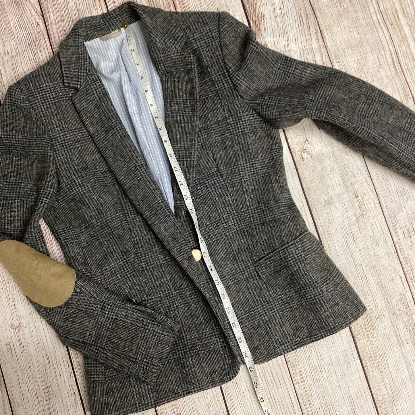 Shetland By Fitecom Grey Tweed Jacket All New Wool Size Ch 34” (approx.)