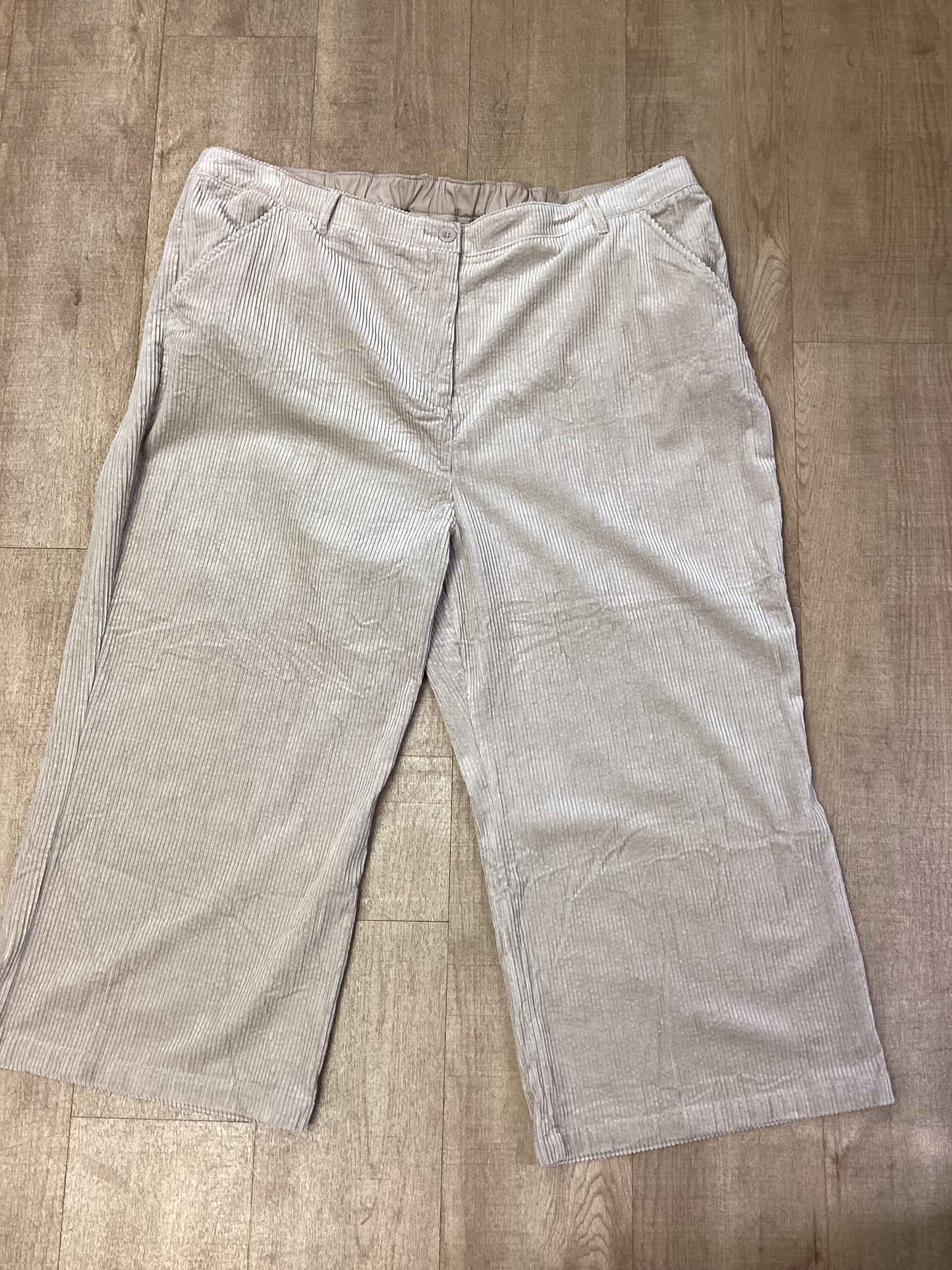 Seasalt Cornwall Beige Corduroy Trousers Size 26-28