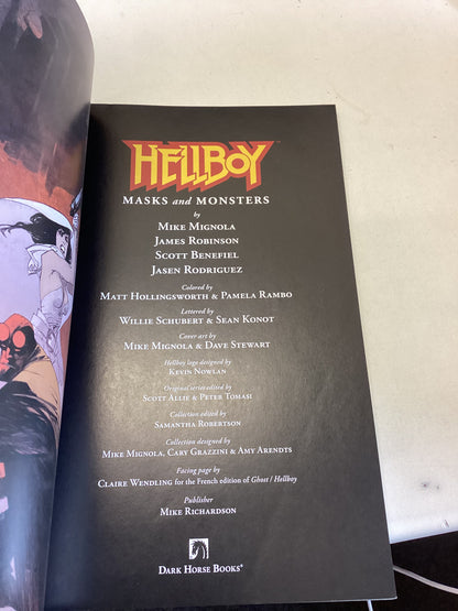 Hellboy Masks and Monsters Batman Starman Ghost Mignola Robinson Benefiel Rodriguez