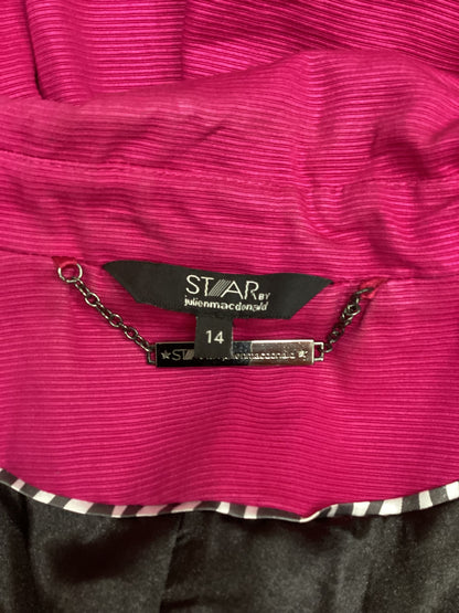 Star by Julien Macdonald Size 14 Hot Pink Trench Style Coat