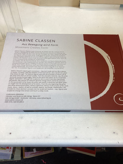 Sabine Classen Aus Bewegung Wird Form Movement Creates Form Werkbuch 1 Signed