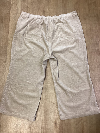 Seasalt Cornwall Beige Corduroy Trousers Size 26-28