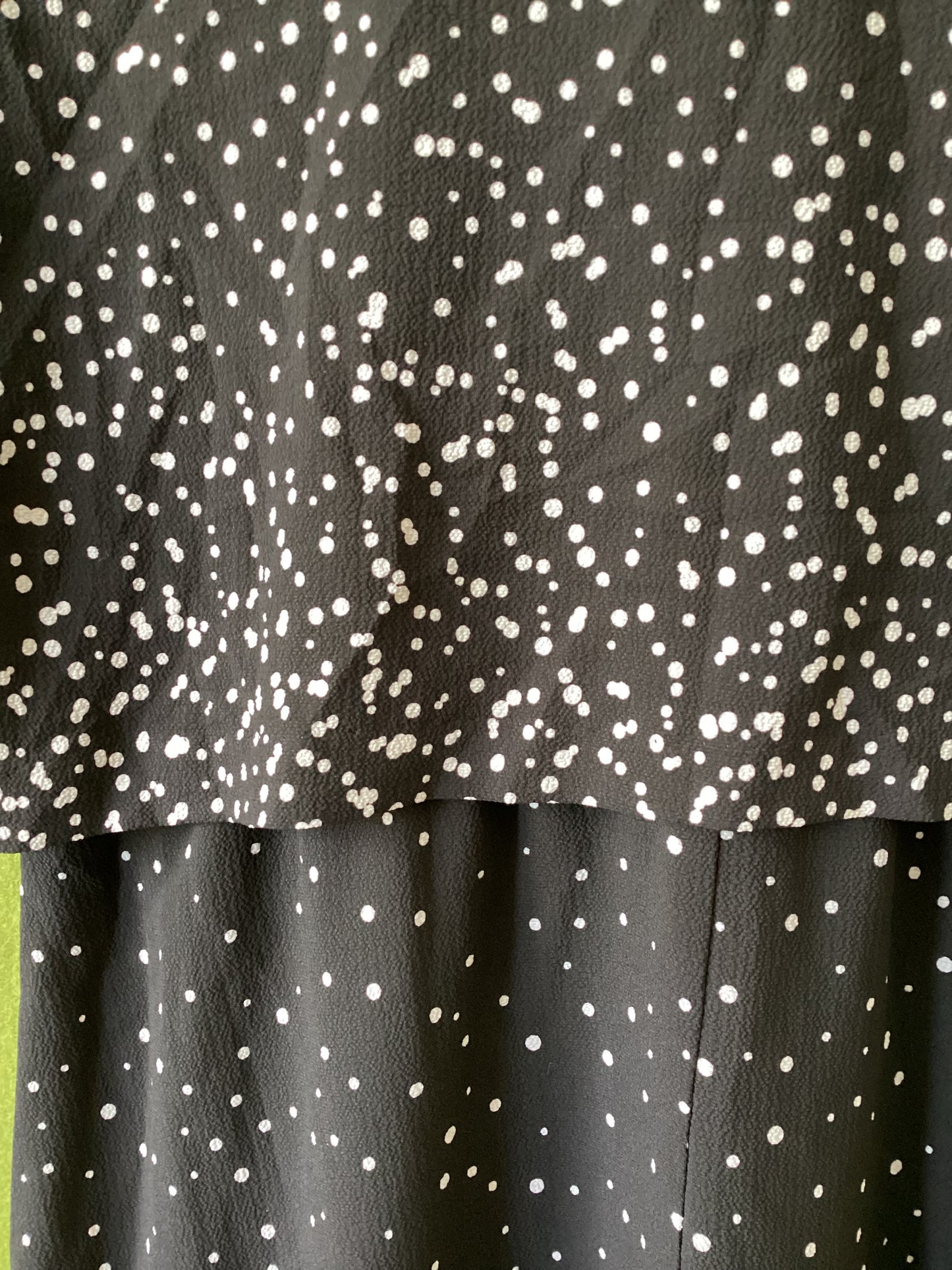 DKNY Spotted Black Dress Size 12/14