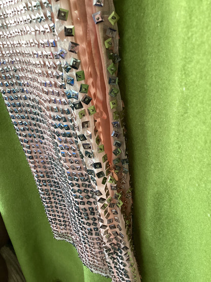 Aftershock London Pink Beaded Party Dress Size S