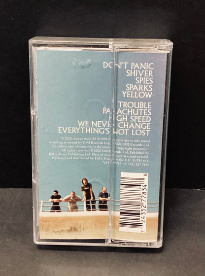 Coldplay Parachutes, Parlophone 2000 Cassette