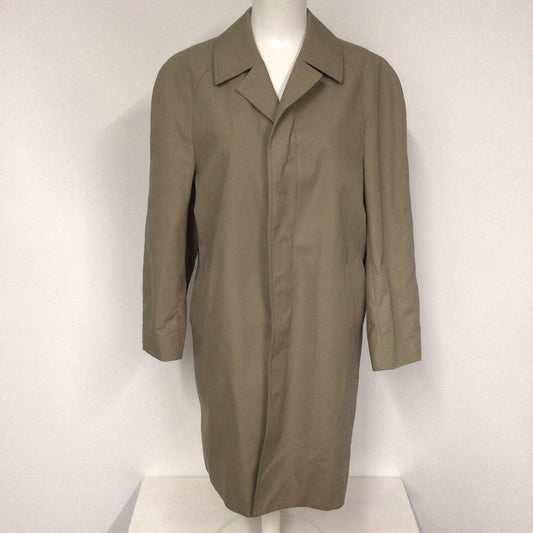 Yaffy Scotland Beige Shower Resistant Trench Coat Size Ch44" (approx.)