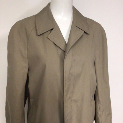 Yaffy Scotland Beige Shower Resistant Trench Coat Size Ch44" (approx.)