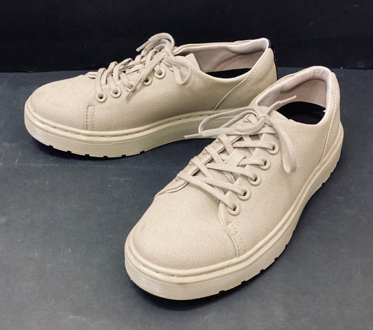 Dr Martens “Dante” Canvas Khaki Shoes size 5
