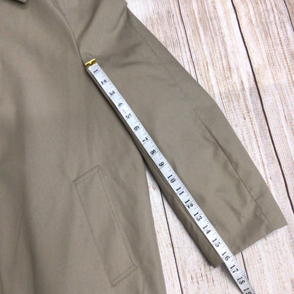 Yaffy Scotland Beige Shower Resistant Trench Coat Size Ch44" (approx.)