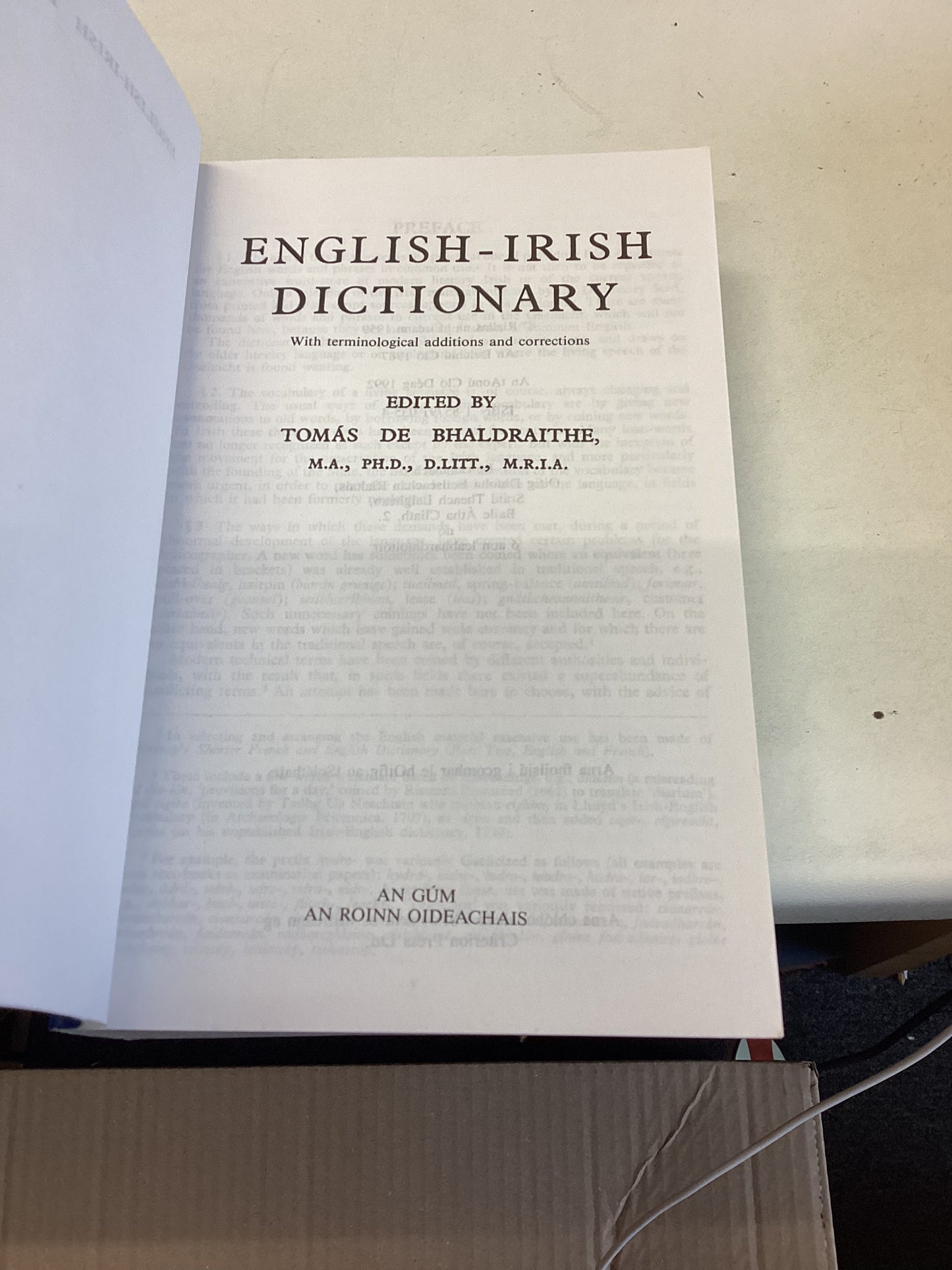 English Irish Dictionary De Bhaldraithe