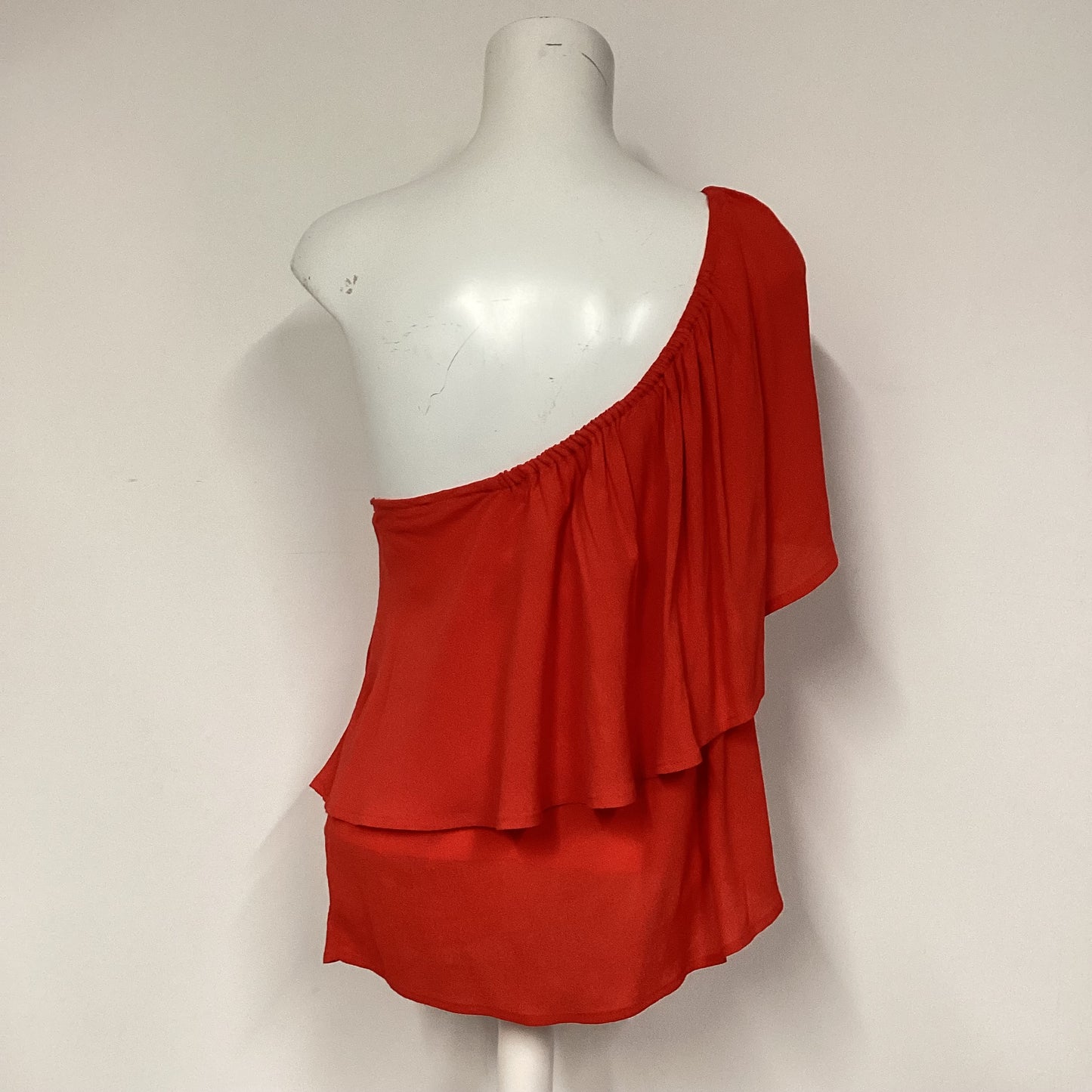 Holding Horses Red One Shoulder Top Size XS