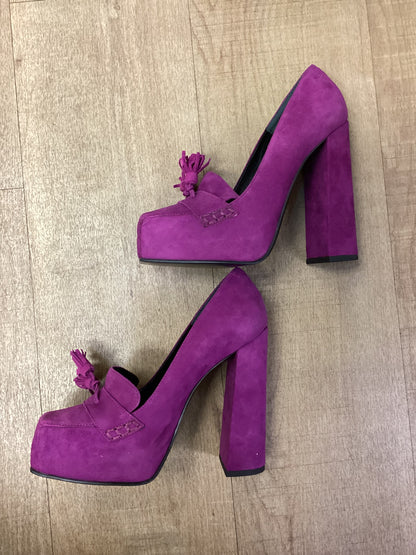 Kurt Geiger Purple Leather Heels Size 6