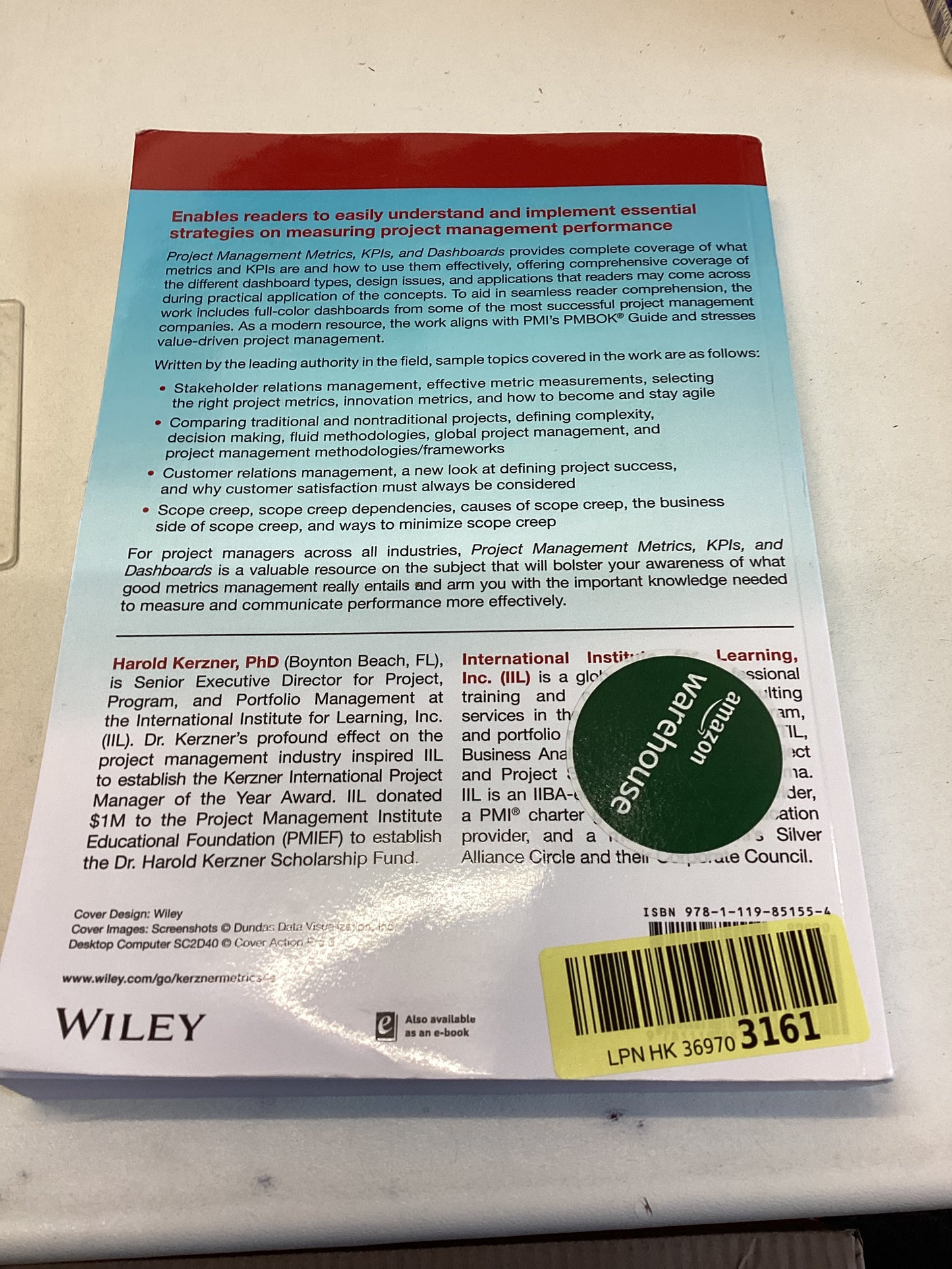 Project Management Metrics KPLs and Dashboards A Guide To Measuring and Monitoring 4th Edition