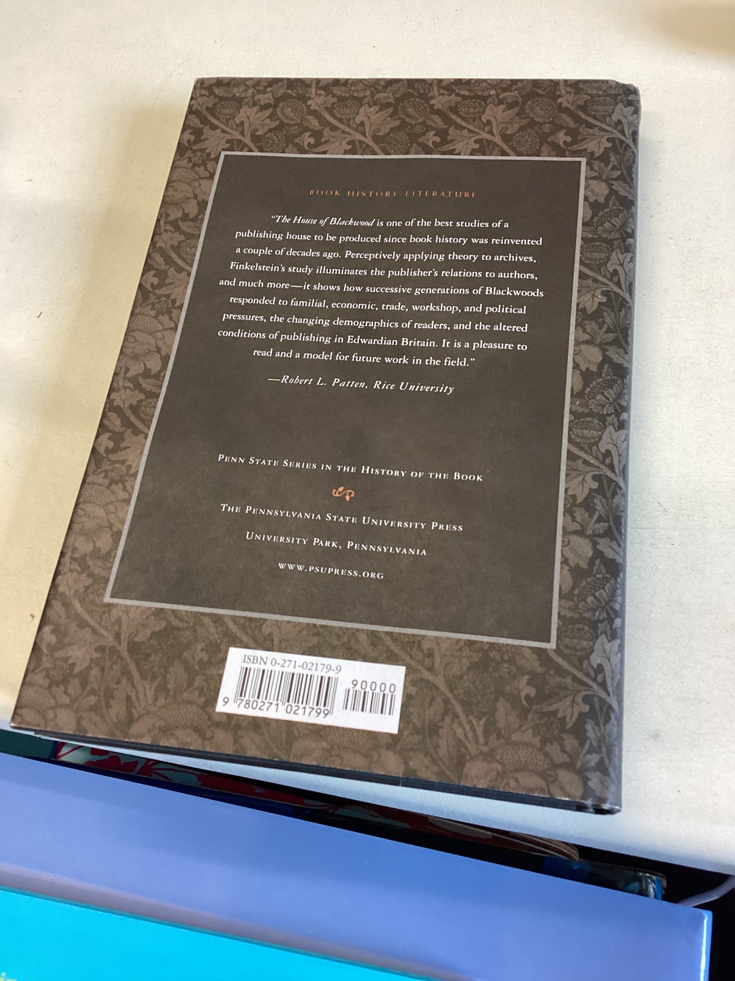 The House of Blackwood Author Publisher Relations In The Victorian Era  David Finkellstein