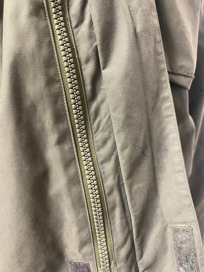 Burberry Grey Parker Style Bomber Coat Large