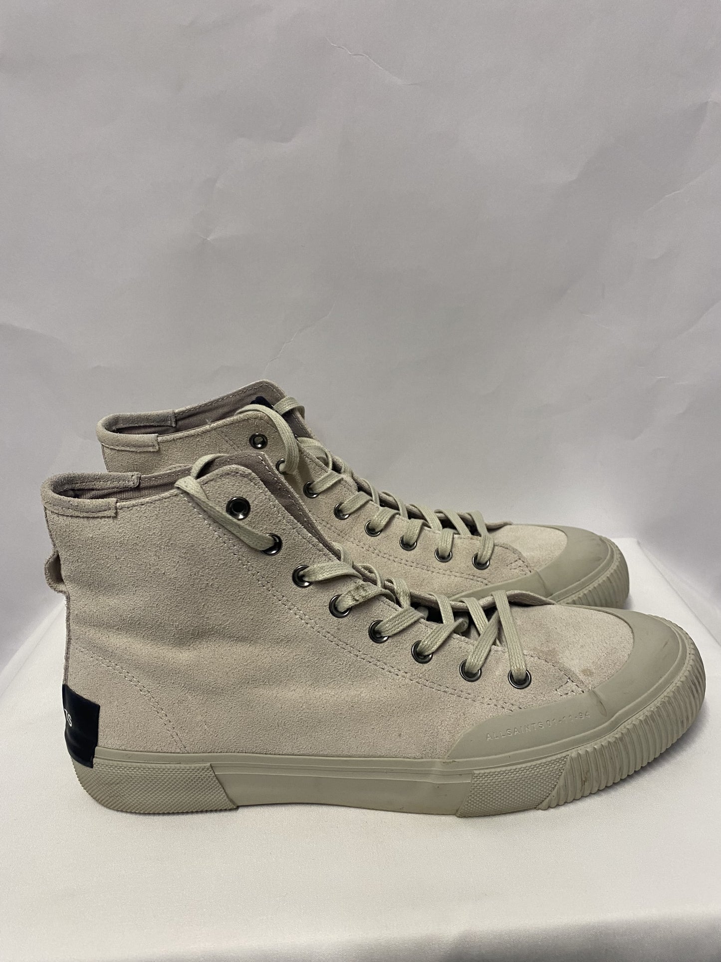 All Saints Demont Suede Hi-Top Trainers 9/43