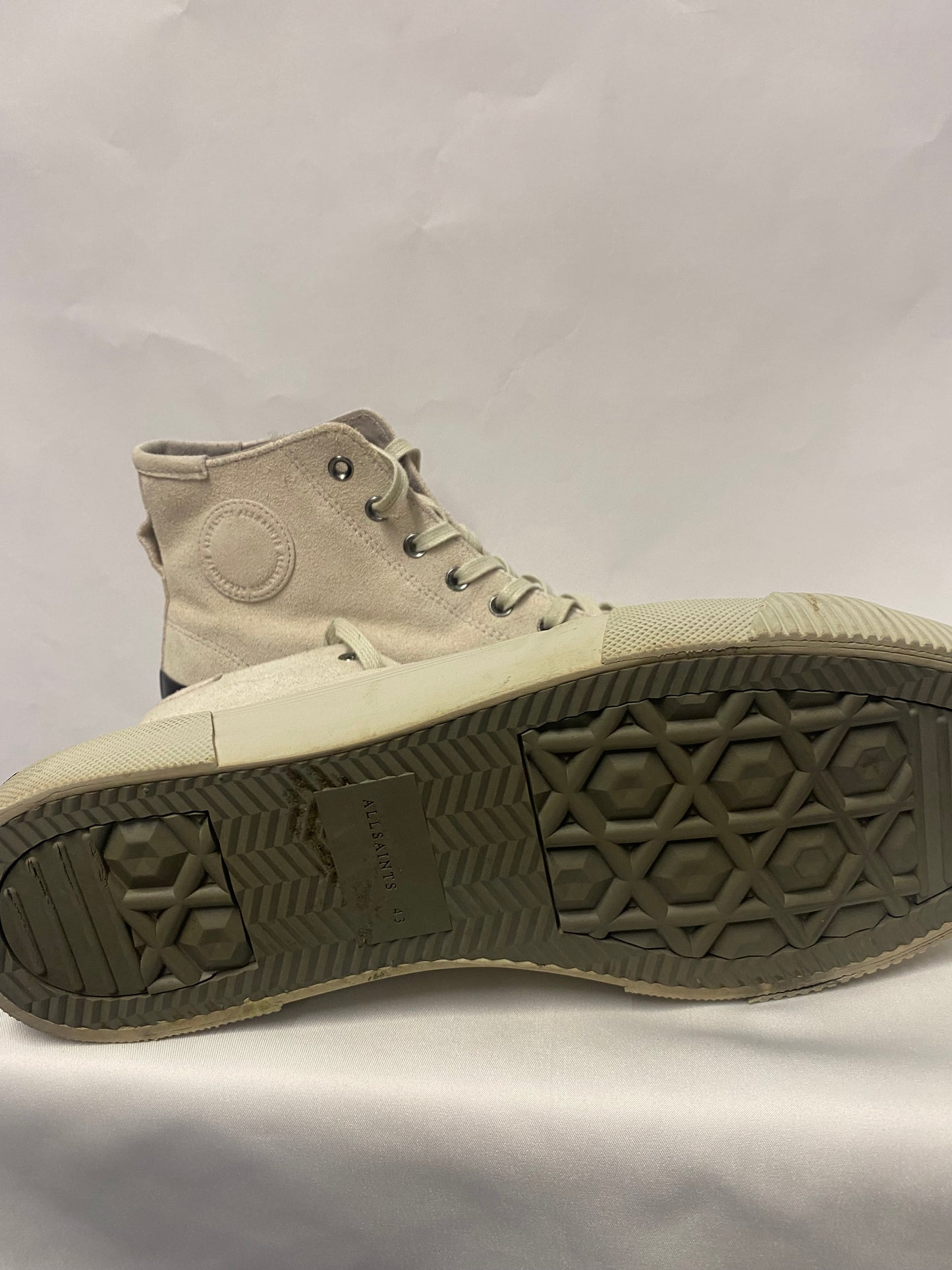 All Saints Demont Suede Hi-Top Trainers 9/43