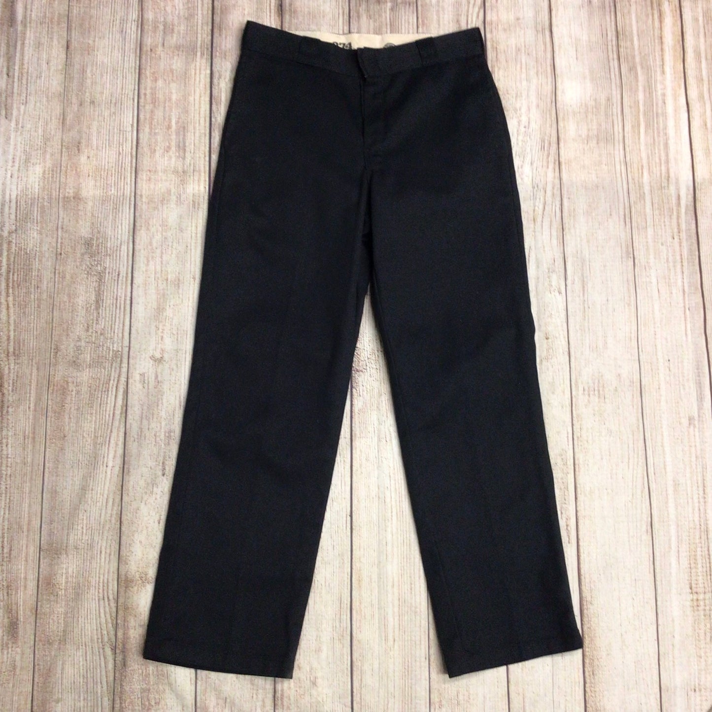 Dickies Black 874 Original Fit Trousers Size W32 (approx.)