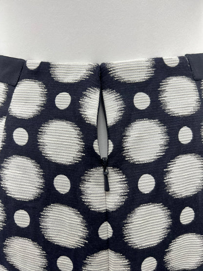 Jacques Vert Black White Midi Skirt Size 8 BNWT