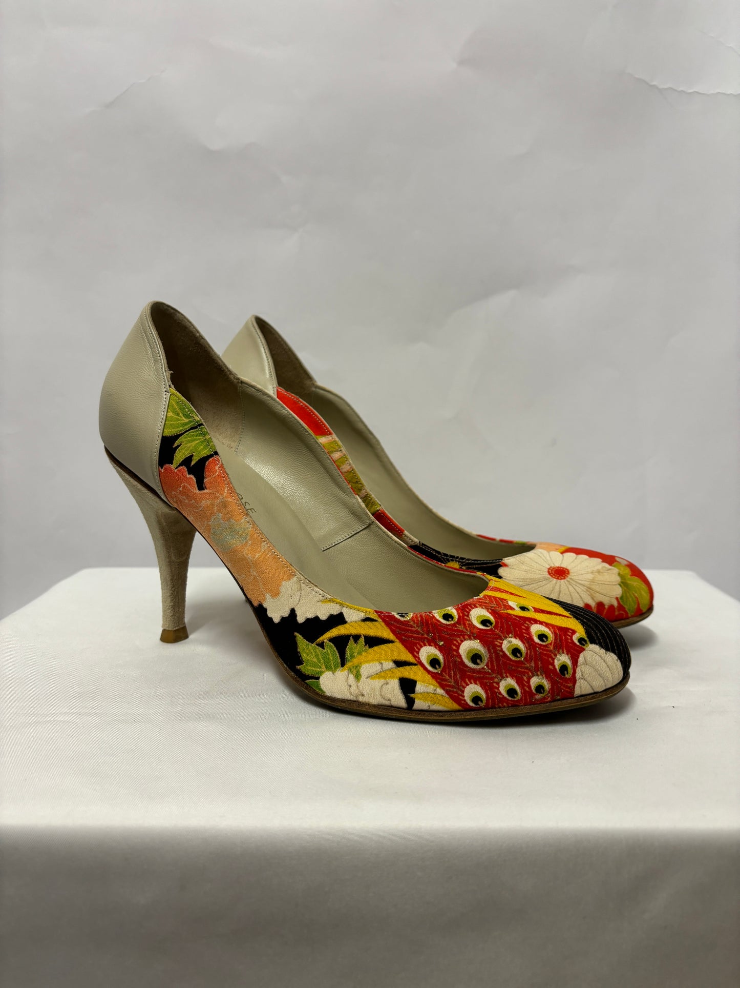 Hetty Rose Red and Yellow Kimi Bespoke Heels 7