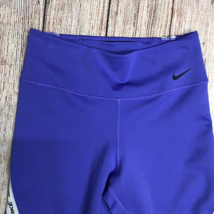 Nike Dri-Fit Purple Activewear Leggings w/2 Pockets Size S