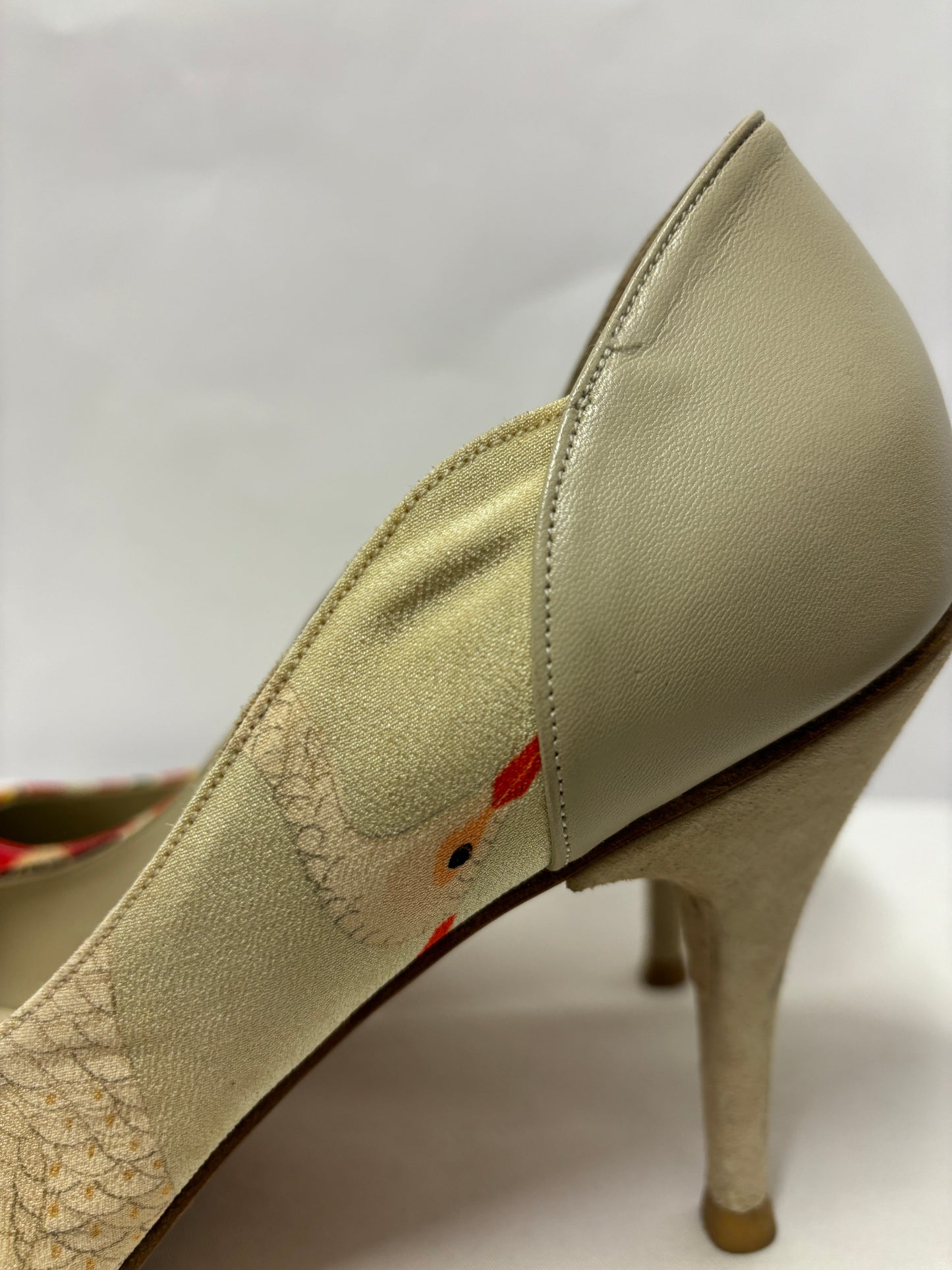 Hetty Rose Red and Yellow Kimi Bespoke Heels 7