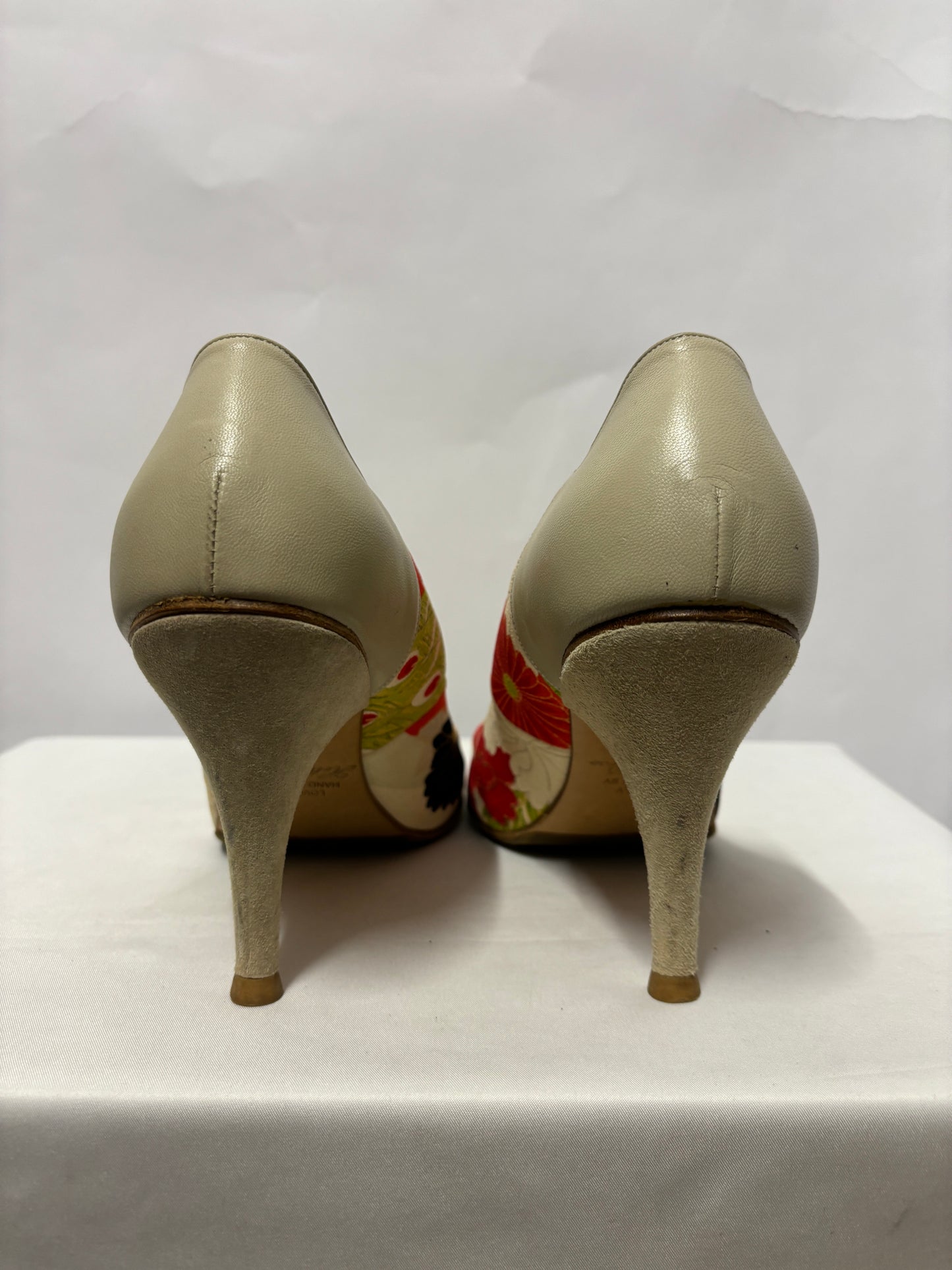 Hetty Rose Red and Yellow Kimi Bespoke Heels 7