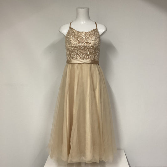 Morilee By Madeline Gardner Champagne Prom Dress Size 10