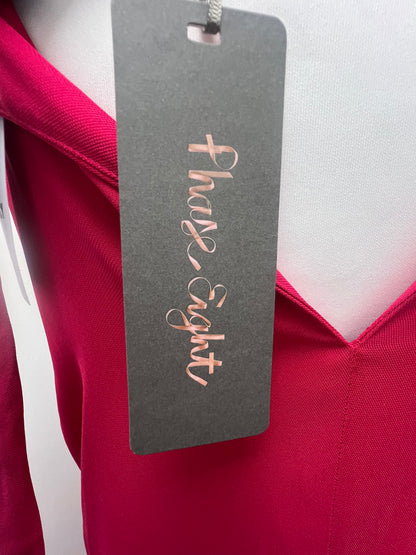 Phase Eight Pink Midi Dress Size 18 BNWT